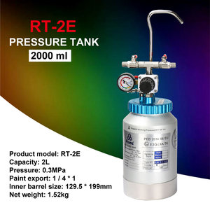 Original authentique Taiwan <span class=keywords><strong>Prona</strong></span> RT-2E réservoir de peinture à pression d'air RC-2E 2L en alliage d'aluminium petit réservoir sous pression - Product Image 2