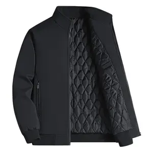 Outdoor Windproof de meia idade e idosos Men's Father'S quente roupas algodão Jaquetas e Casaco homens inverno