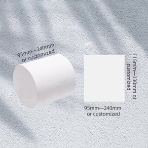 Rollos de papel higiénico de pulpa de madera virgen suave, papel higiénico con logotipo personalizado, paquete de 50 rollos, papel higiénico para uso doméstico. - Product Image 4