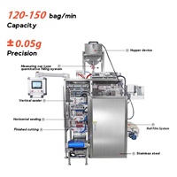 Machine d'emballage automatique de sachets à 4 soudures latérales pour liquides et pâtes (ketchup, beurre de cacahuète, sauce tomate) - Haute précision