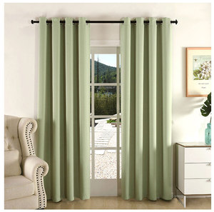 Cortina Opaca de Lujo DaiRui para Decoración del Hogar, Impermeable, Ignífuga, con Bolsillo para Varilla, para Sala de Estar - Product Image 2