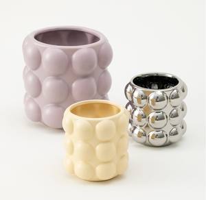 Pot <span class=keywords><strong>de</strong></span> fleur en céramique créatif moderne avec conception <span class=keywords><strong>de</strong></span> bulle <span class=keywords><strong>de</strong></span> perle arrangement <span class=keywords><strong>de</strong></span> pot <span class=keywords><strong>de</strong></span> maison simple pour le tube <span class=keywords><strong>de</strong></span> stockage <span class=keywords><strong>de</strong></span> <span class=keywords><strong>jardin</strong></span> - Product Image 2