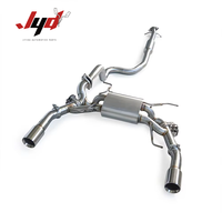 Système d'échappement Cat-back haute performance avec silencieux pour Suzuki Swift 1.6 Modèle ZC31S 2006-2010 en acier inoxydable avec valve pour un son de course amélioré