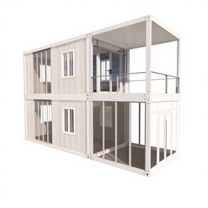 <span class=keywords><strong>Maison</strong></span> conteneur modulaire mobile de luxe à double étage, extensible, préfabriquée pour hôtel et extérieur - Product Image 1
