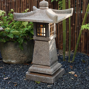 Lanterne <span class=keywords><strong>japonaise</strong></span> chinoise moderne personnalisée pagode en pierre de granit polie grande dalle pour jardin extérieur Villa hôtels cours intérieures-1 an - Product Image 4