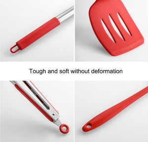 <span class=keywords><strong>Amazon</strong></span> Venta caliente 14 pcs utensilios <span class=keywords><strong>de</strong></span> <span class=keywords><strong>cocina</strong></span> <span class=keywords><strong>de</strong></span> silicona, utensilios mango <span class=keywords><strong>de</strong></span> acero inoxidable cubo - Product Image 6