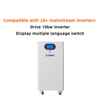 SAMAS - Paquete de Baterías Divididas LiFePO4 de 51.2V, 8-20kWh, Sistema de Almacenamiento de Energía Doméstico Híbrido, Grado A, BMS Inteligente, Comunicación CAN