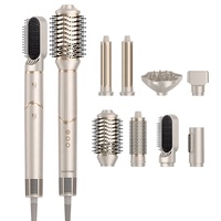 Sèche-cheveux professionnel 8-en-1 à air chaud et froid, brosse chauffante, peigne, 110 000 tr/min, 1500W, moteur BLDC, outils de coiffure à grande vitesse