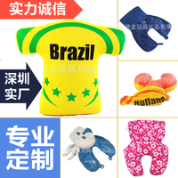 Oreiller transformable personnalisé OEM ODM avec logo, doux et moelleux, 2-en-1, soutien du cou, oreiller portable pour voyage, voiture, avion, coussin de sommeil