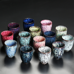 <span class=keywords><strong>Tasse</strong></span> Maîtresse en Céramique de Style Japonais de 250 ml, Grande Capacité, Mug Personnel Élégant, Cadeau Idéal pour l'Entrée dans une Nouvelle Maison et les Fêtes - Product Image 2