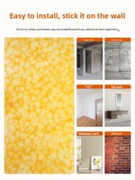 Panneau décoratif mural en acrylique translucide imitation marbre pour hôtels et KTV