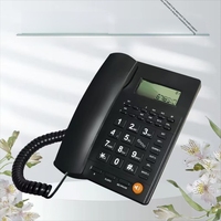 Jue Hong ABS chambre d'hôtel téléphone identification de l'appelant haut-parleur téléphone pour bureau à domicile et mobile pour hôtels et lignes fixes
