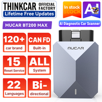 MUCAR BT200 MAX AI Bidireccional para Hogar y Garaje, Actualización Gratuita de por Vida, Herramientas de Diagnóstico Bluetooth Directas de Fábrica, Escáner OBD2