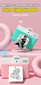 Cámara de Impresión Instantánea Q8 para Niños, Cámaras Digitales Instantáneas e Impresora de Fotos, Regalos de Navidad y Cumpleaños, Cámara para Niños con Impresión Instantánea - Product Image 2