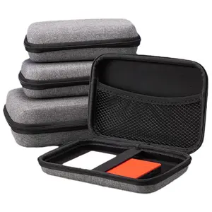 맞춤형 EVA 하드 드라이브 케이스 3C 디지털 보호 보관 가방 휴대용 TWS 액세서리 주최자 하드 디스크 상자 작은 여행 가방