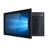 Panel PC Layar Sentuh Kapasitif Terintegrasi Kontrol Industri, Mesin Terintegrasi, Tablet Embedded, CPU I3/I5/I7, SSD 32G-256G untuk PLC