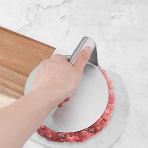 Yapışmaz Paslanmaz Çelik Çevre Dostu Dayanıklı Izgara Hamburger Ezici Yuvarlak <span class=keywords><strong>Burger</strong></span> Presi Ev Mutfağı İçin - Product Image 4