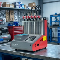 Herramienta de Servicio para Inyectores de Combustible INJ-9106 con Prueba de Inteligencia Multi-idioma