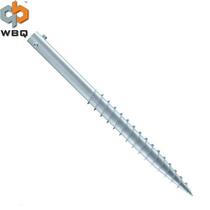 Anclaje <span class=keywords><strong>de</strong></span> poste <span class=keywords><strong>de</strong></span> pila <span class=keywords><strong>de</strong></span> tornillo <span class=keywords><strong>de</strong></span> tierra helicoidal galvanizado ISO - Product Image 6