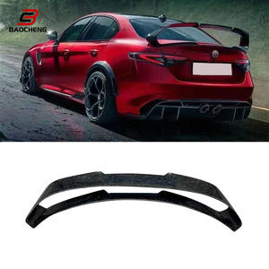 Carbone forgé pour <span class=keywords><strong>Alfa</strong></span> <span class=keywords><strong>Romeo</strong></span> <span class=keywords><strong>Giulia</strong></span> 2015-2021 <span class=keywords><strong>Prix</strong></span> confortable direct usine Spoiler arrière en Fiber <span class=keywords><strong>de</strong></span> carbone <span class=keywords><strong>de</strong></span> haute qualité Grande aile - Product Image 1