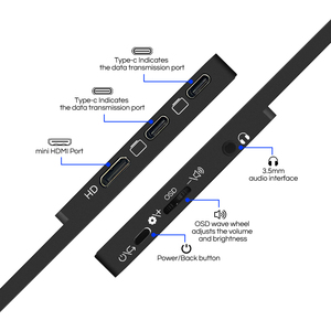 <span class=keywords><strong>14.1</strong></span> inch 60Hz IPS xách tay chơi game màn hình FHD Màn hình hiển thị loại C Màn hình HD-MI - Product Image 6