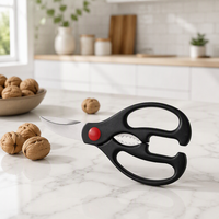 Ciseaux de cuisine multi-usages en acier inoxydable, casse-noix, ouvre-bouteille, coupe-os, lame tranchante pour viande, légumes, herbes
