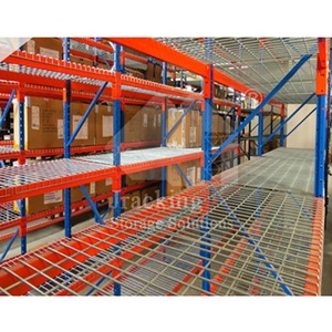 Heavy Duty Warehouse Storage Pallet Racking Galvanized Wire Mesh Decking