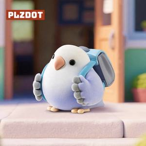 PLZDOT <span class=keywords><strong>Civilization</strong></span> Bird Taro Mini Pro Max 2nd Gen caja ciega flocado figura conjunto decoración de escritorio estatua en miniatura regalo coleccionable - Product Image 5