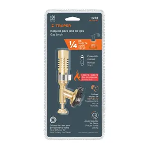 Estufa de Camping Portátil de Latón con Encendido Manual, Quemador de Gas de una Pieza para Cocinar al Aire Libre, Uso en Todas las Estaciones, Modelo MECH-90, Fabricada - Product Image 5