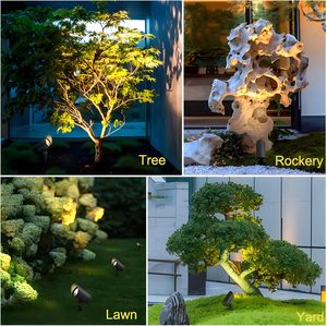 Wholesale Wholesale 220 240V GU10 <b>Led</b> 5W IP65 Waterproof Outdoor Garden Lamp Plastic Landscape Lawn Pathway <b>Tree</b> Adjustable Spot - Product Image 2
