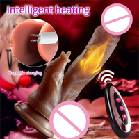 Vibrador Suave de Doble Extremo Libo Juguete Sexual para Adultos Femenino Frecuencia Variable Estimulador de Punto G Masturbador Dildo con Arnés