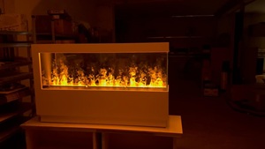 Treo tường lò sưởi điện chèn với ngọn lửa freestanding được xây dựng trong TV đứng tiếng ồn thấp cho trong nhà hơi lò sưởi trang trí nội thất - Product Image 5