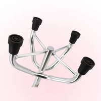 Bâton de marche rétractable canne pratique et portable pour les personnes âgées canne de marche réglable en aluminium