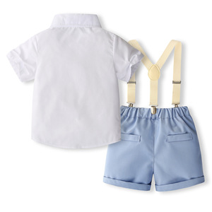 <span class=keywords><strong>Ensemble</strong></span> de vêtements pour bébé garçon de style coréen tendance, 2 pièces, tenue pour tout-petits, pour les fêtes et les événements spéciaux - Product Image 2