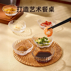 Mini-bol à sauce en <span class=keywords><strong>verre</strong></span> empilable au design japonais transparent pour fondue, écologique, pour la maison et la restauration - Product Image 3
