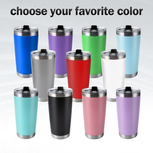 20oz Custom Tumbler Personalized Stainless Steel Insulated Mug Keep <b>Hot</b> & <b>Cold</b> Business Gifts - Product Image 4