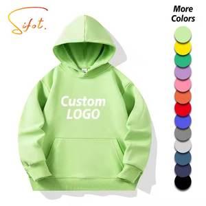 Sifot Venta al por mayor de gran tamaño personalizado Sudadera con capucha de peso pesado de alta calidad Rock Wash Dtg Impresión - Product Image 1