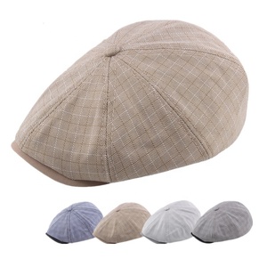 Venta al por mayor Primavera Verano Otoño Europeo 8 Panel Estilo Boina Newsboy Cap Hat para los hombres - Product Image 1
