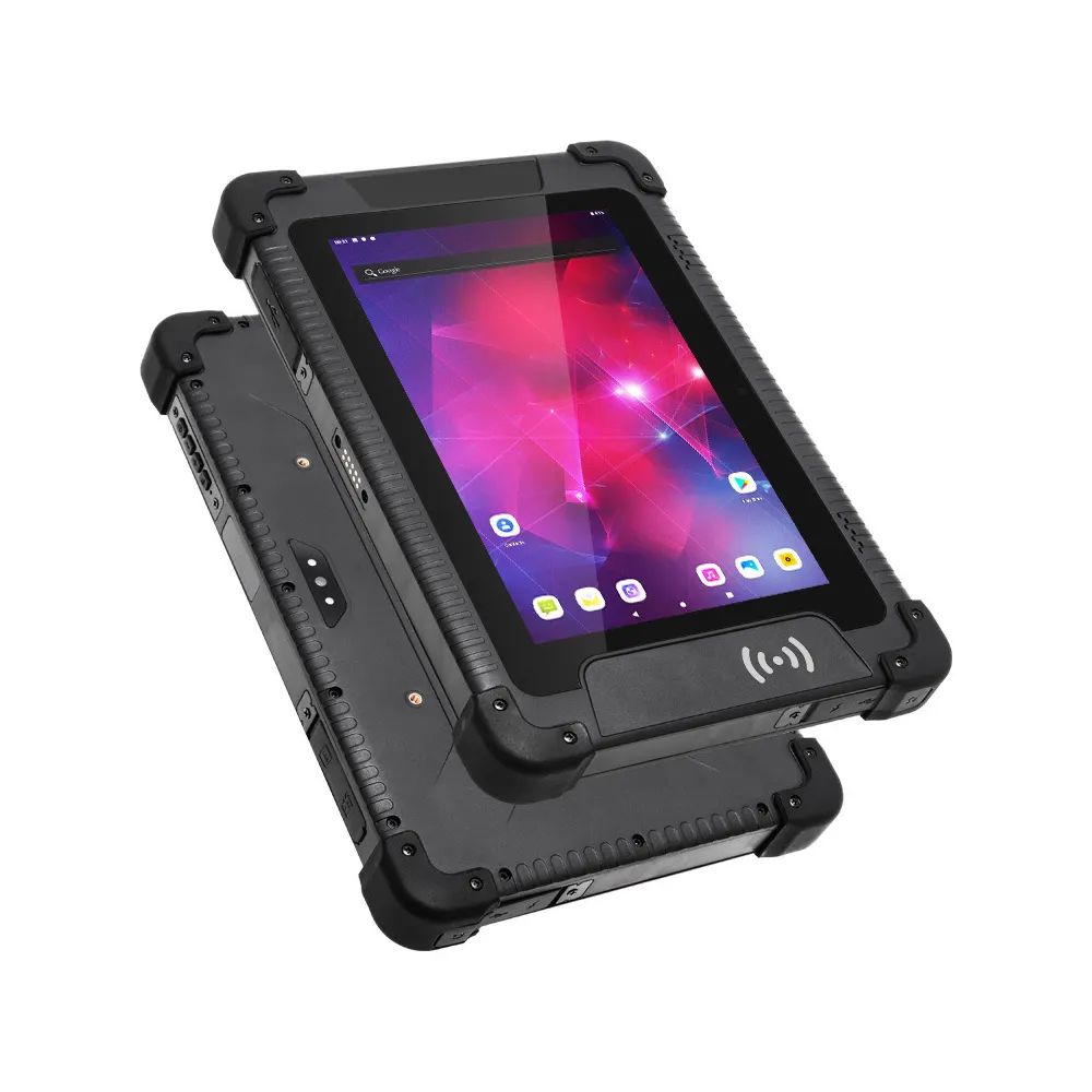 Custom android 4g lte 8gb ram 128gb rom waterproof Ip67 pc 1000 nit industrial rugged tablet pc with option rfid