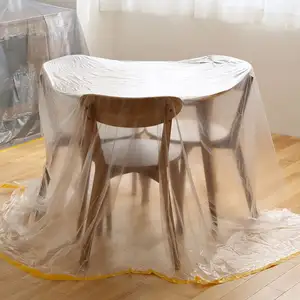 moisture proof plastic furniture dust cover