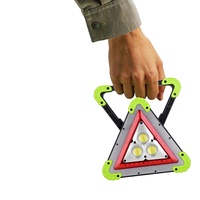 Lampe de travail de réparation de voiture de charge USB Lampe de secours de camping en plein air Lampe d'avertissement triangulaire multifonctionnelle