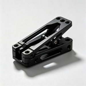 Composant en acier inoxydable usiné CNC de précision, cadre d'équipement industriel personnalisé, modèle OEM, finition dorée, usinage par électroérosion à fil 3D - Product Image 1