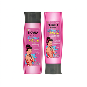Ensemble Shampooing et Après-Shampooing Nourrissant à l'Huile de Pataua de Fruit de la Passion pour Cheveux Naturels Bouclés : Force, Anti-Frisottis, Douceur et Brillance - Product Image 1