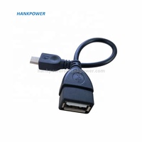 Kabel Data Mini USB OTG Kabel Micro USB ke USB Female Kabel Adaptor OTG Tipe C