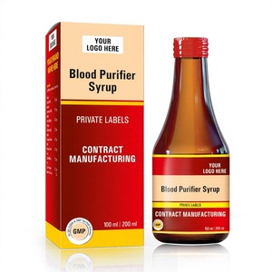 Jarabe Purificador de Sangre de Fabricación por Contrato, Suplemento para el Cuidado de la Salud, Origen Gujarat, Uso Adulto, OEM, Marca Privada, GMP, 5ml - Product Image 1