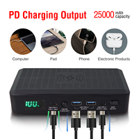 JumpBooster 16000mAh 2000A Batterie de démarrage multifonction pour voiture électrique, Power Bank, Démarreur de batterie