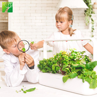 Système de culture intelligent de micro-légumes à prix d'usine en gros, kit de jardinage hydroponique d'intérieur pour légumes et herbes, en plastique ABS écologique