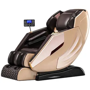 Professional Chaise De Massage New Product 2024 Thai Stretch Vibrating Arm Chairs Leather Massage Chair With Head Massager