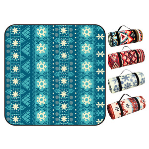 Bon prix couverture de pique-nique imperméable imprimée personnalisée tapis de plage de recyclage pliable et portable pour camping en plein air parc de pelouse - Product Image 3