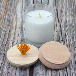 Vente chaude 30mm Carré Couvercle En Bois Personnalisé pour Pots De Cire Bocaux En Verre Bouteilles Directement Du Vietnam - Product Image 4